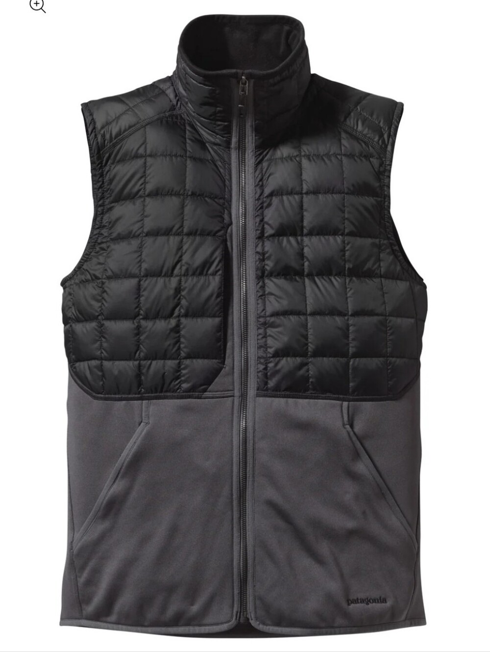 Patagonia M's Hybrid Down Vest Forge Grey Black
